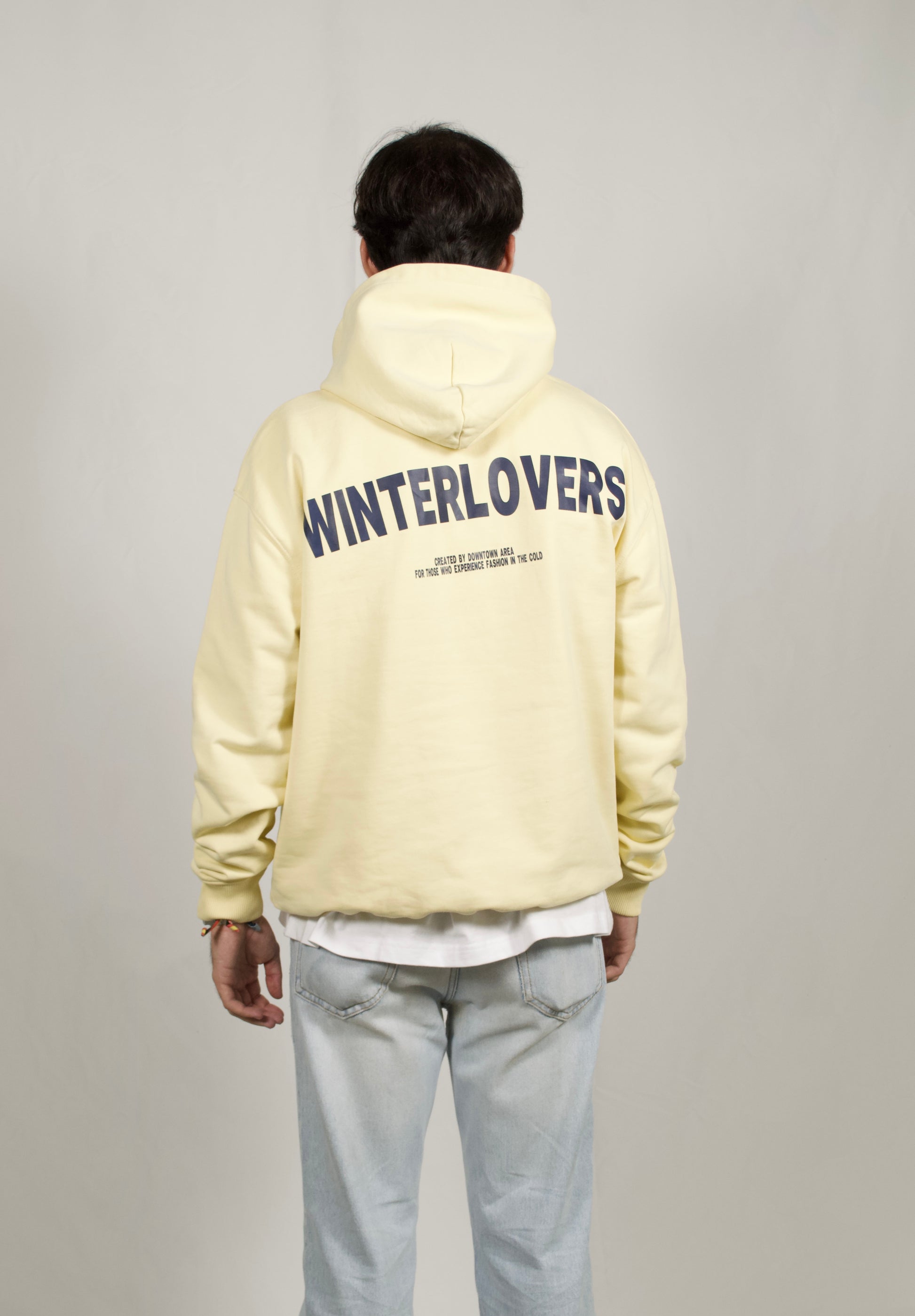 YELLOW "WINTERLOVERS" HOODIE
